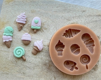 CookieCutterFactory Ice Ice Baby Set Silicone Mold Silicone Mould