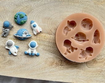 CookieCutterFactory To The Moon Set Silicone Mold Silicone Mould