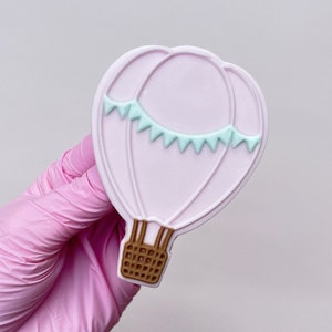 Hot Air Balloon Embosser Fondant Stamp with Cookie Cutter