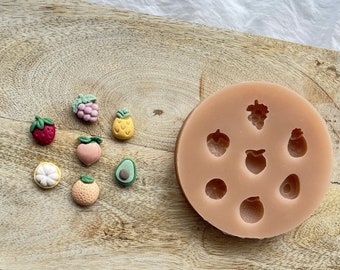 CookieCutterFactory Tutti Frutti Set Silicone Mold Silicone Mould