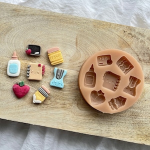 CookieCutterFabrik Essentials of School Set Silicone Mold Silicone Mould