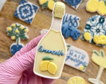 Limoncello Cookie Cutter Embosser Stamp Wedding Amalfi Coast