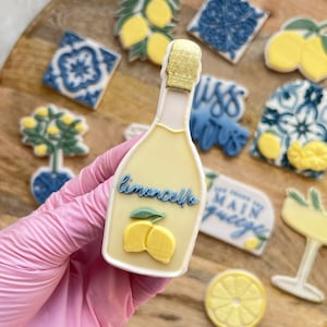 Limoncello Cookie Cutter Embosser Stamp Wedding Amalfi Coast