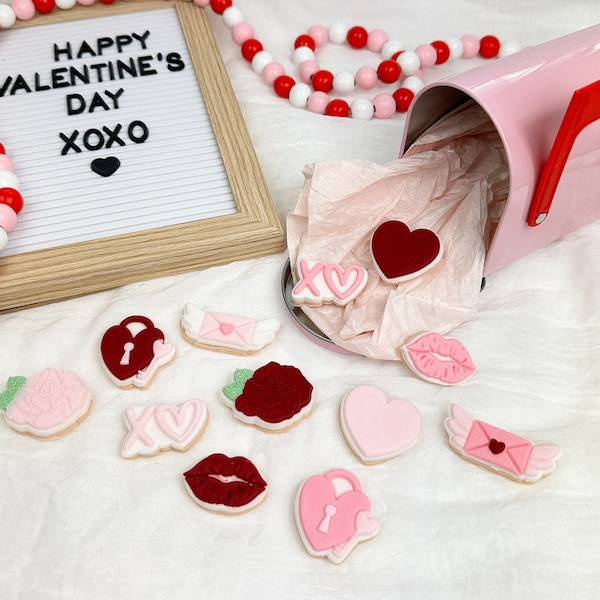 Valentines Day Minis Cookie Cutter & Embosser Stamp