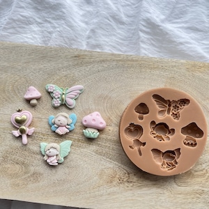 CookieCutterFactory Fairy Set Silicone Mold Silicone Mould