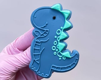 Dino 3 Embosser Cookie Cutter Keksstempel mit Keksausstecher