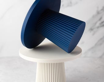 Soporte para pasteles tipo columna – Soporte moderno para exhibición de repostería – Elegante pedestal para postres