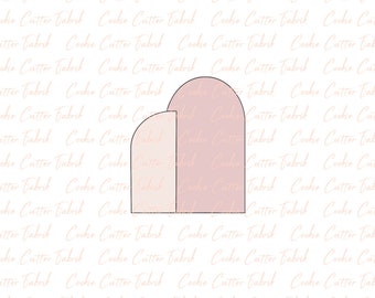 Double Arch Banner Double Arch Cookie Cutter