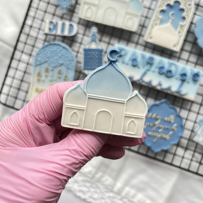 Set 7x Ramadan Minis Cookie Cutter & Embosser Stamp zdjęcie 7