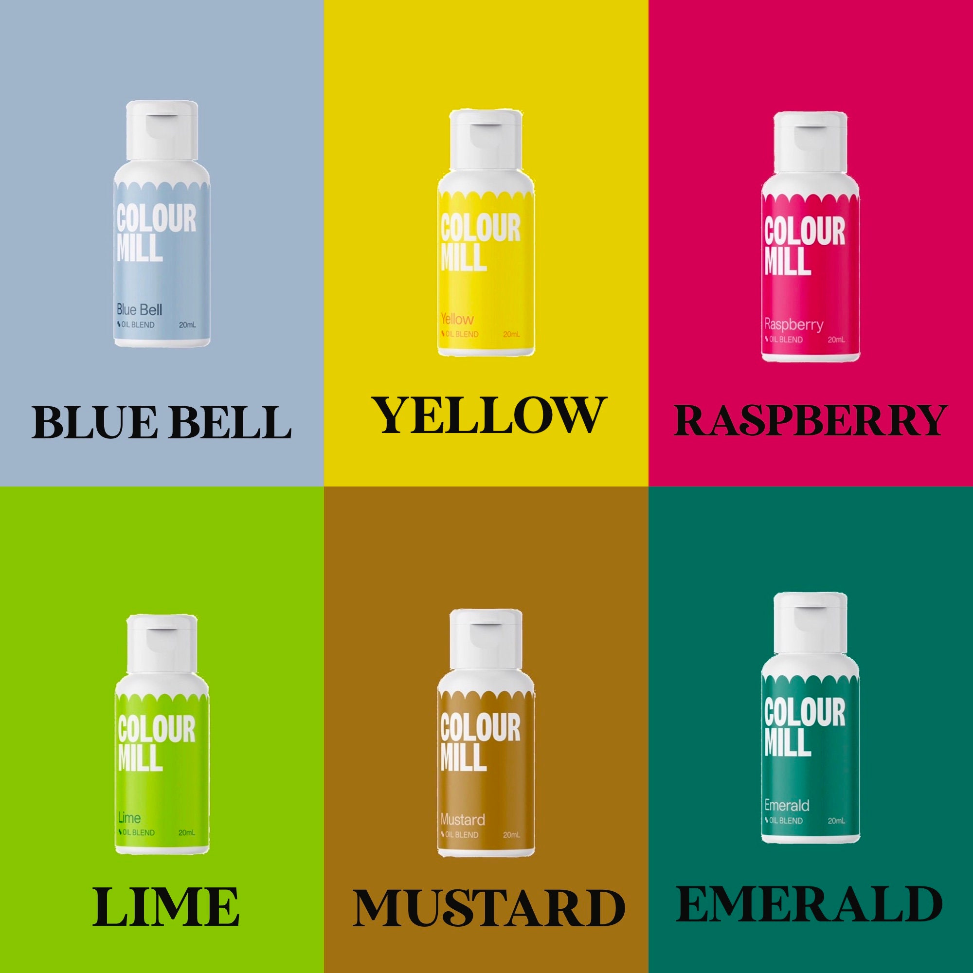 Colour Mill Colorant alimentaire à base d'huile pour glaçage, chocolat,  pâte, etc. - 20 ml (Blanc) : : Épicerie