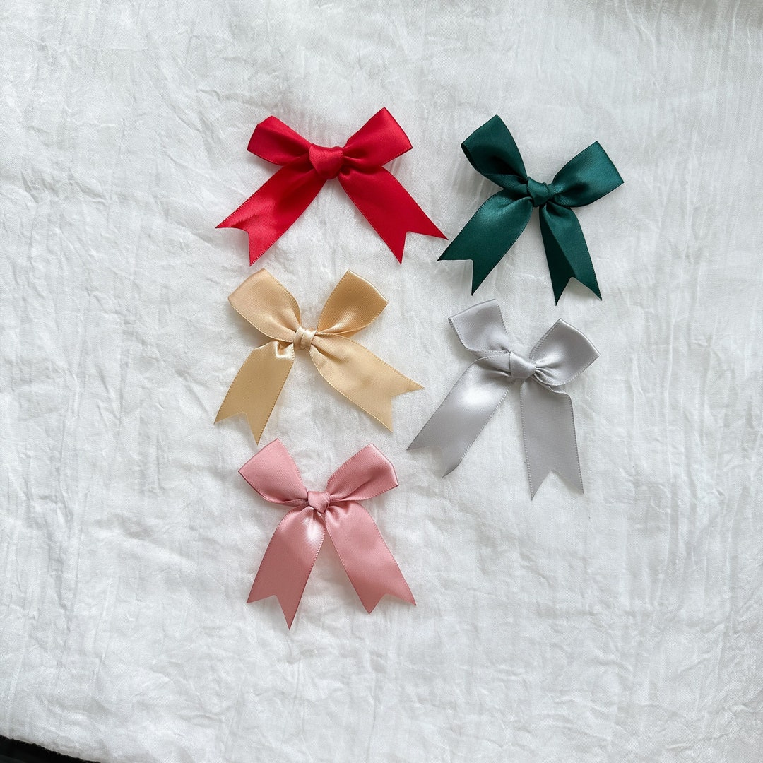 Christmas Bows Cookie Packaging Set of 5 Bright Etsy