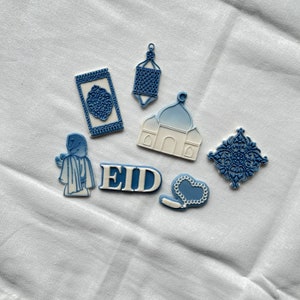 Set of 7x Ramadan Minis Cookie Cutter & Embosser Stamp image 2