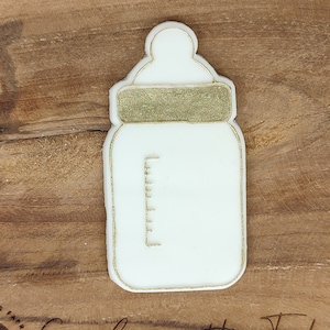 Baby Bottle Embosser Cookie Stamp with Cookie Cutter image 3