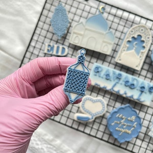 Set of 7x Ramadan Minis Cookie Cutter & Embosser Stamp image 4