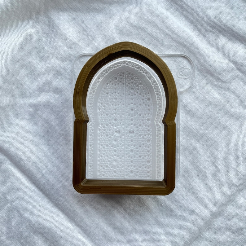 Arabic Door 3D Pattern Cookie Cutter Embosser Stamp image 4