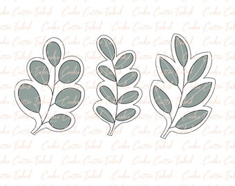 Branch Leaves Cookie Cutter Floral Branches