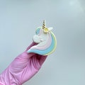 Unicorn Embosser Stamp Cookie Cutter Cookie stamp with cookie cutter