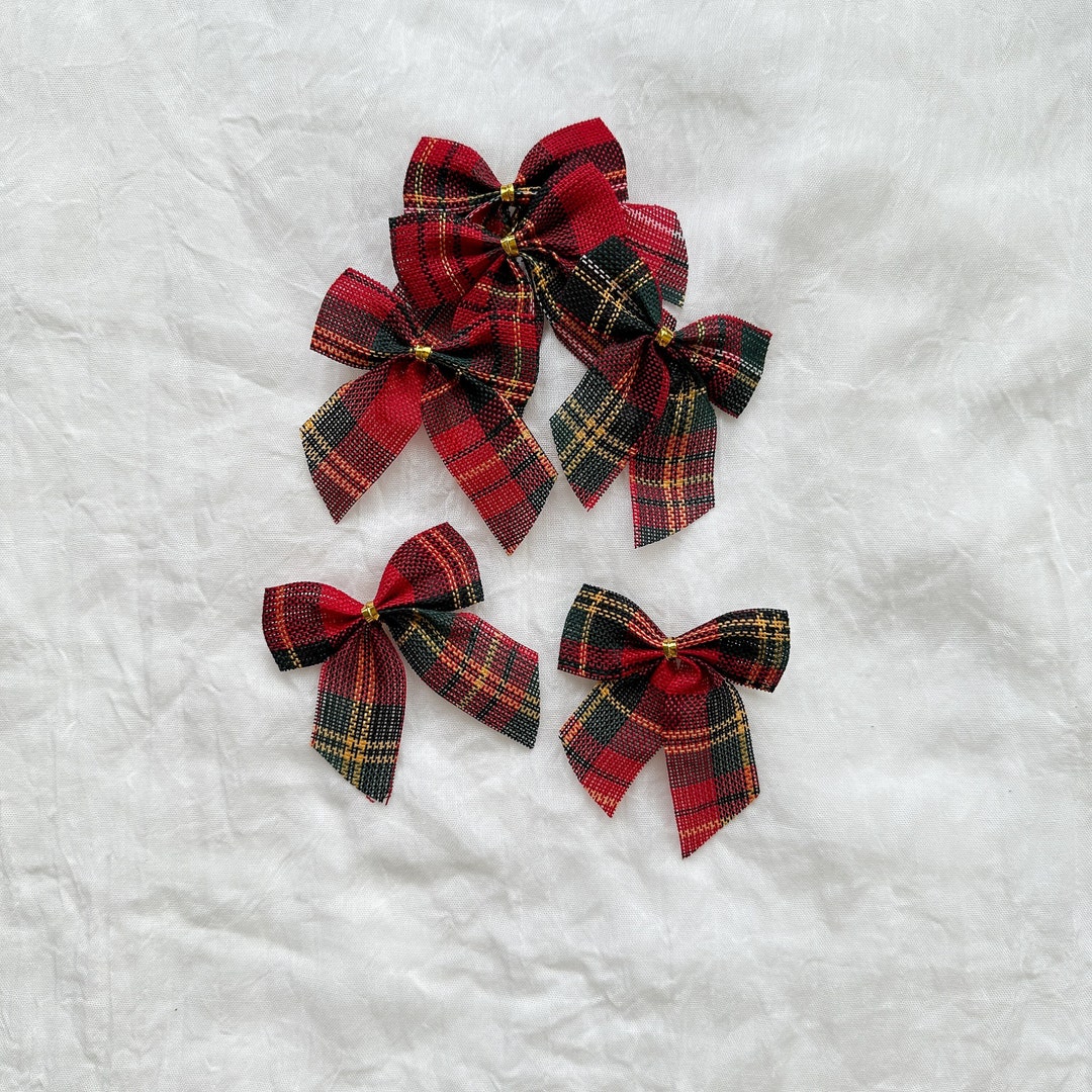 Christmas Bows Cookie Packaging Set of 5 Etsy