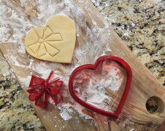 Heart with Bow Cookie Cutter