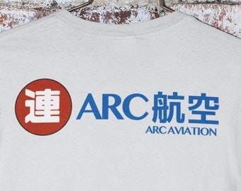 Japanese ARC Aviation Minimalist Street Wear Tshirt for Men and Women