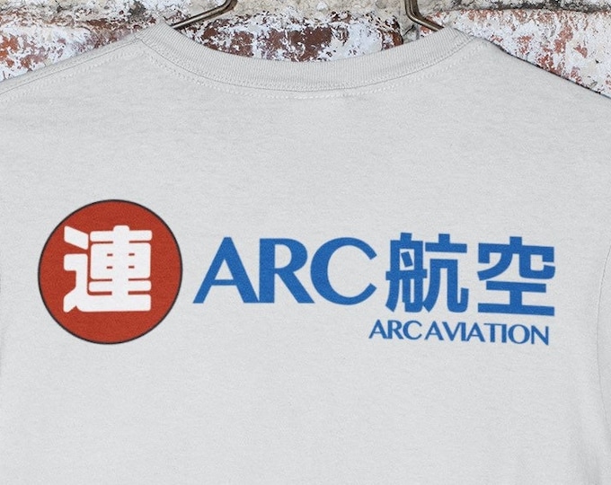 Japanese ARC Aviation Minimalist Street Wear Tshirt for Men and Women