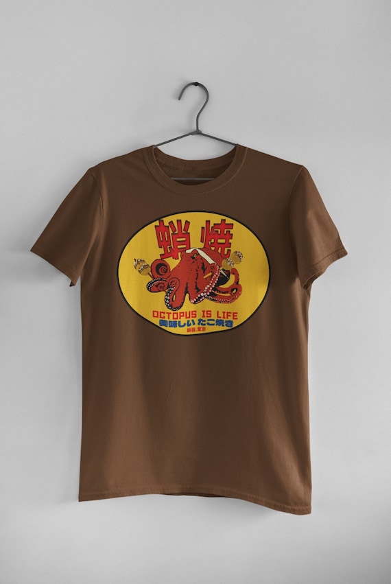 Takoyaki Street Food T-Shirt, Japanese Graphic Tee