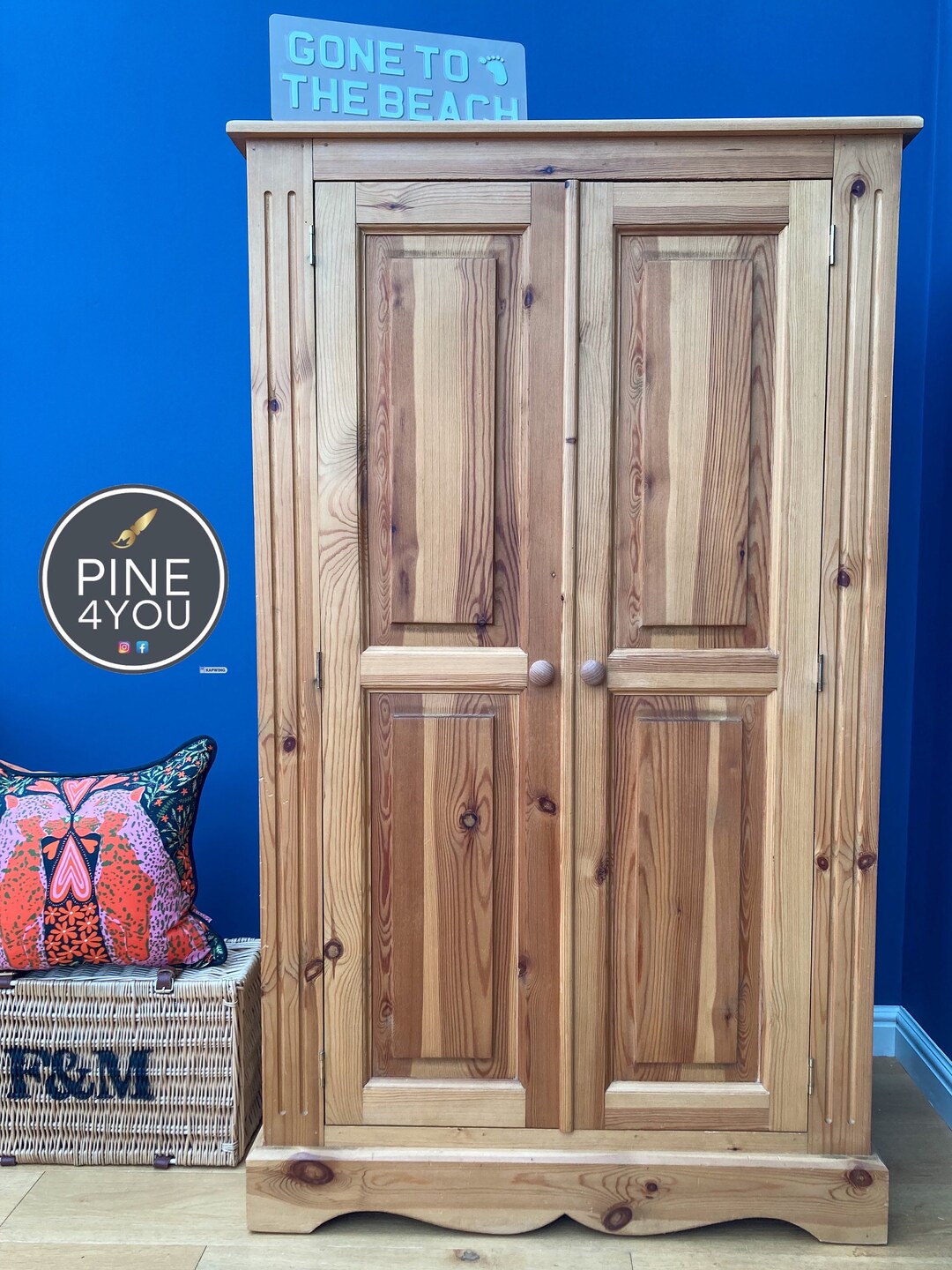 Free Delivery Solid Pine Wardrobe 2 Available Etsy UK