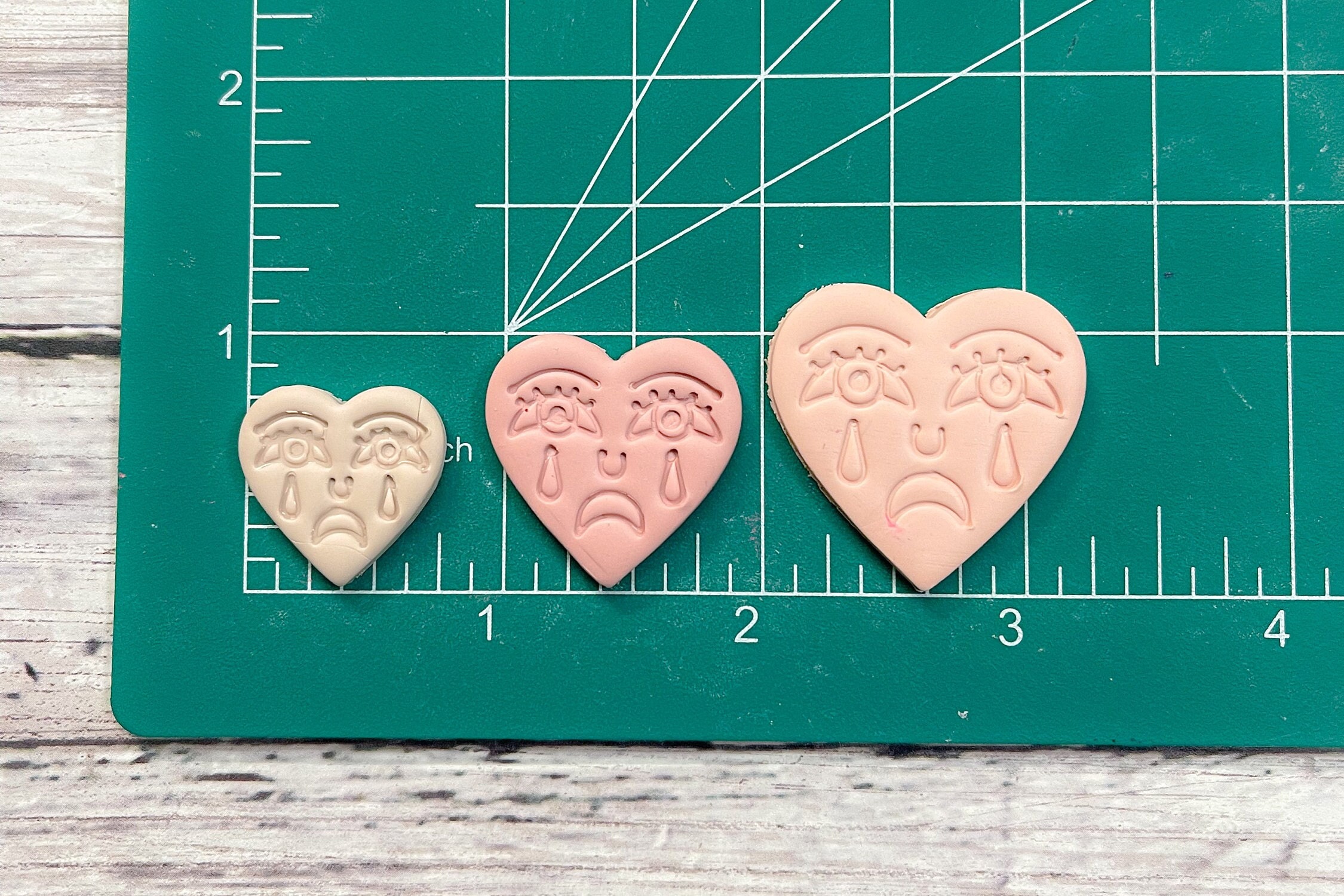 Crying Heart Polymer Clay Cutter Valentines Day Cutter Anti -  Denmark
