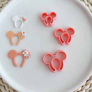 Mouse Headband Polymer Clay Cutter ~ Fall Disney Mickey Clay Cutters ~ Clay Cutting Tools