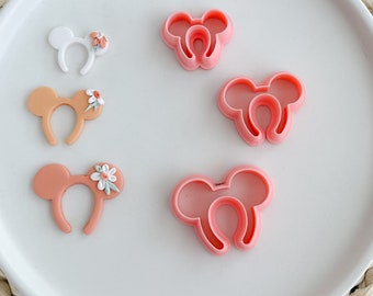 Mouse Headband Polymer Clay Cutter ~ Fall Disney Mickey Clay Cutters ~ Clay Cutting Tools