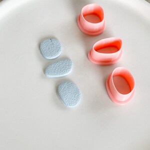 Cairo ~ Organic dangle clay cutter ~ 3 piece clay cutter ~ Polymer Clay Cutter