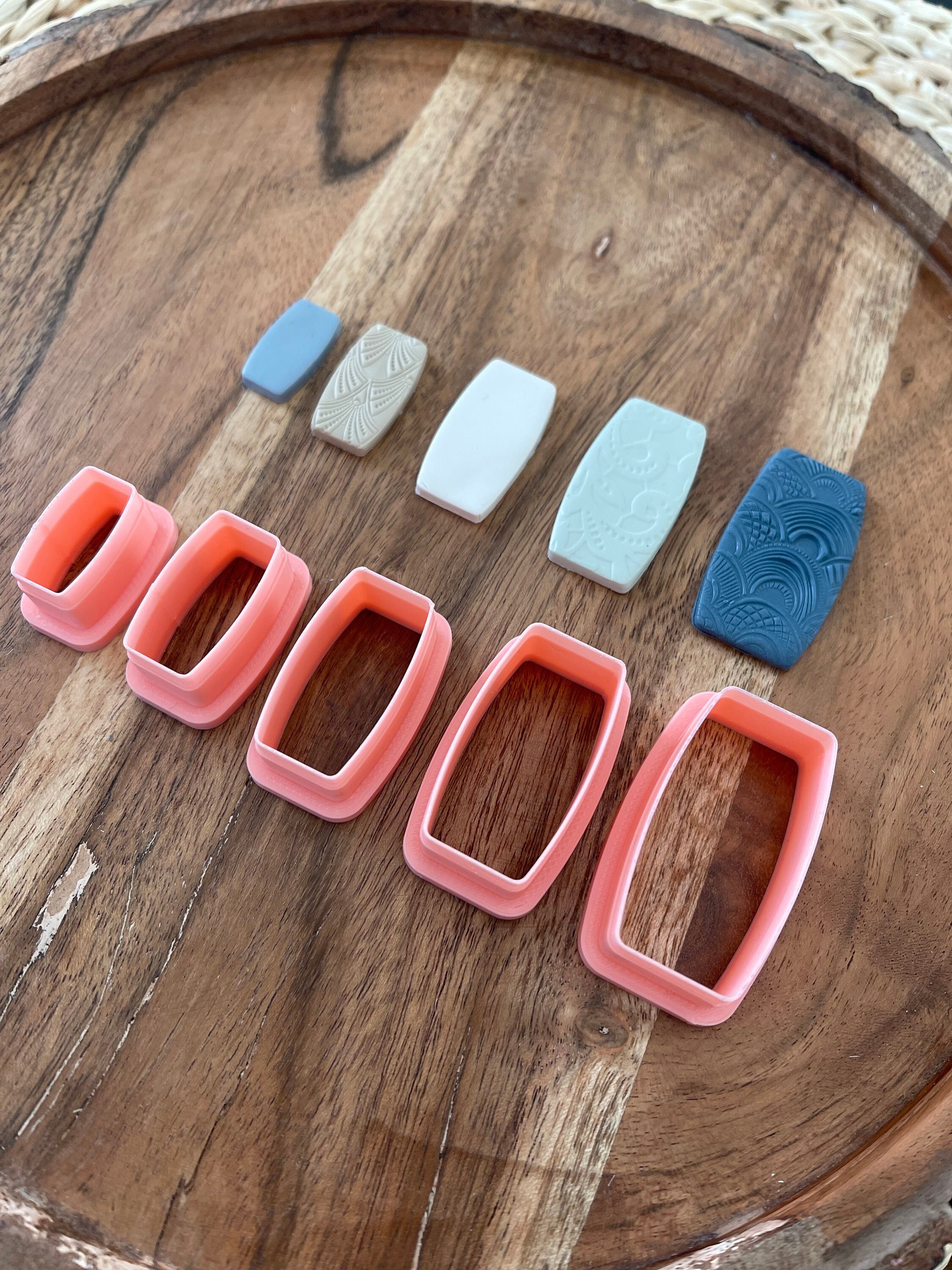 Rectangle 2 Polymer Clay Cutter
