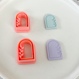 Boho Arch Floral Polymer Clay Cutter