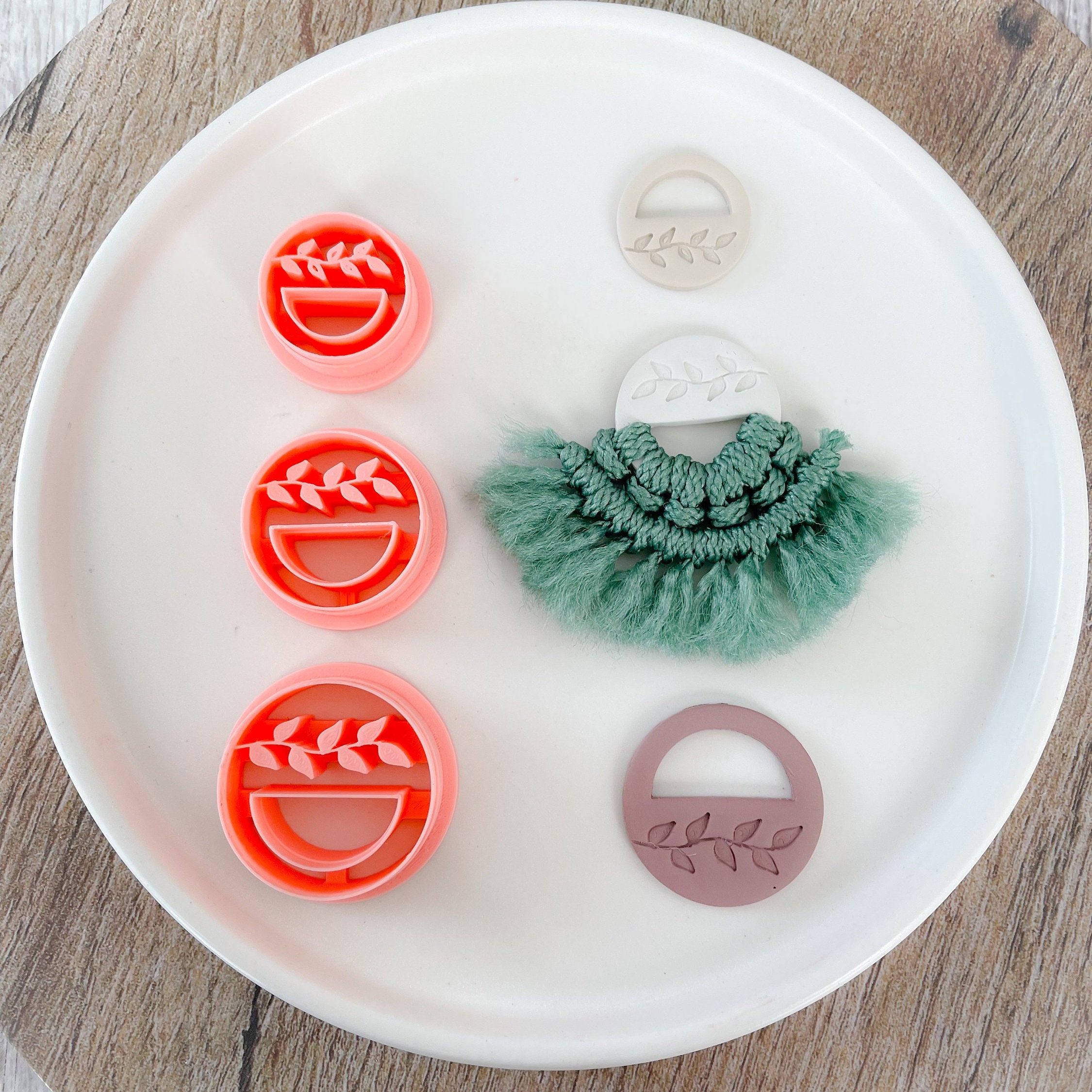 Macrame Floral Clay Cutter Polymer Clay Cutter Etsy