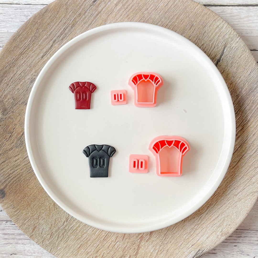 Football Jersey Clay Cutter Polymer Clay Cutter Jersey With Numbers 2