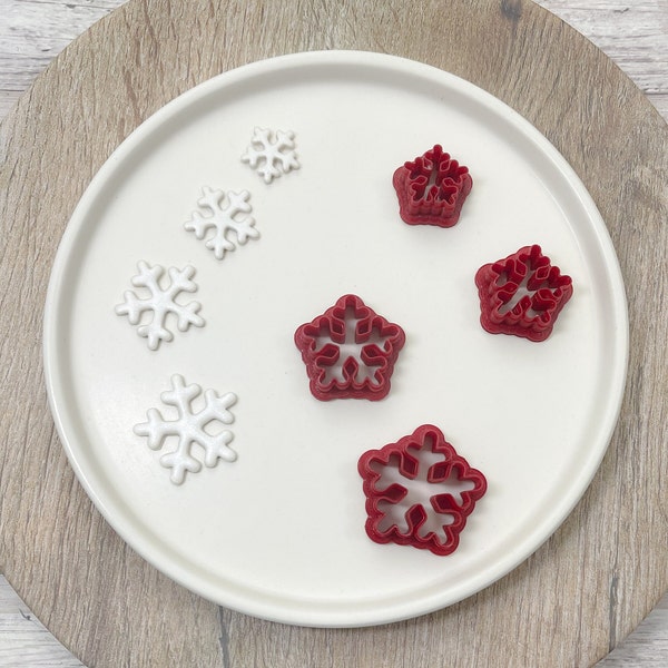 Snowflake Clay Cutter ~ Winter Christmas Polymer Clay Cutter