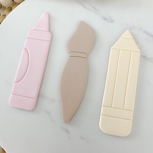Back to School Bookmarks Polymer Clay Cutter ~ Clay Tools