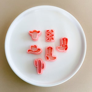 Cortador de arcilla Western Bundle ~ Paquete de arcilla polimérica ~ Vaca