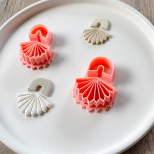 Japanese Fan Clay Cutter ~ Polymer Clay Cutter