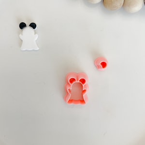 Mouse Ghost Halloween Polymer Clay Cutter ~ Fall Clay Cutter ~ Clay Earring Tools
