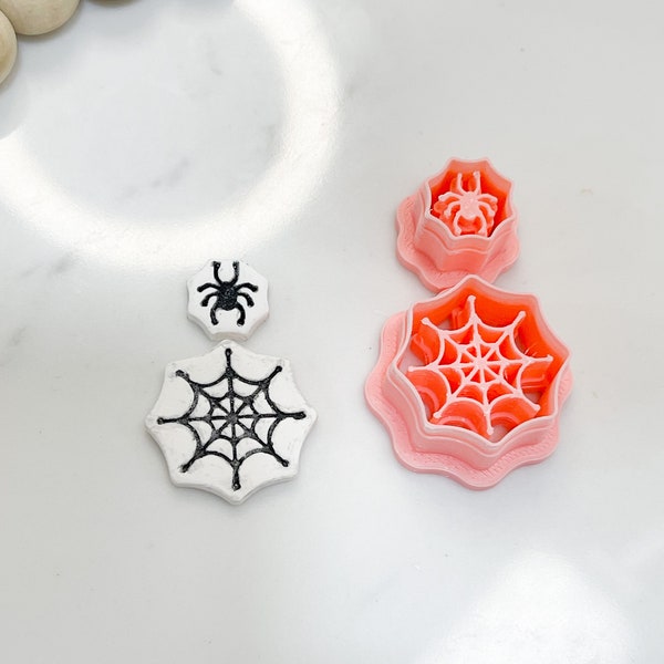 Spider-Web Clay Cutter ~ Halloween Polymer Clay Cutter ~ Clay Cutting Tools