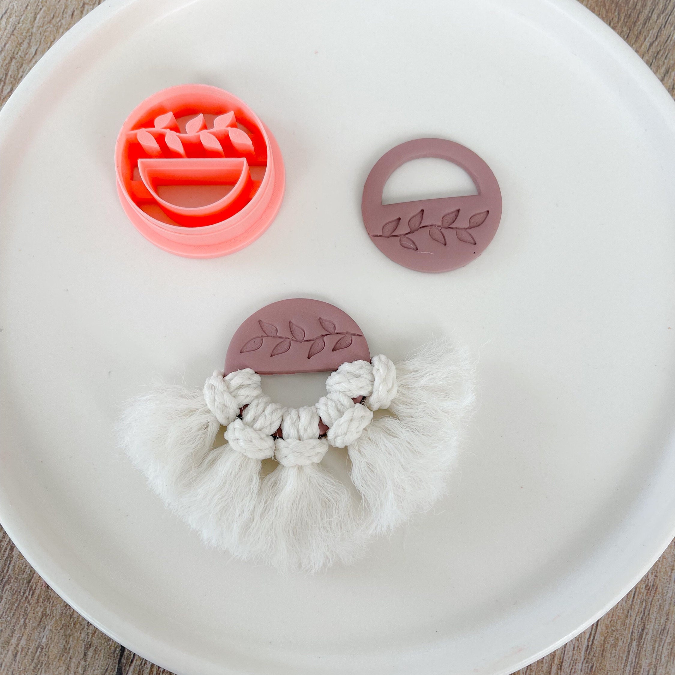 Macrame Floral Clay Cutter Polymer Clay Cutter Etsy