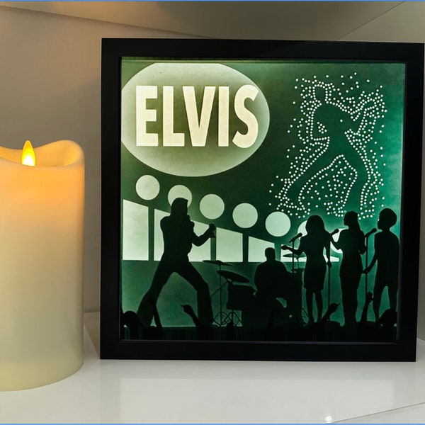 Elvis Aloha From Hawaii Shadow Box, Elvis Light Box. ***SVG Download Only*** Elvis Aloha From Hawaii Shadow Box, Elvis Light Box. ***SVG Download Only***