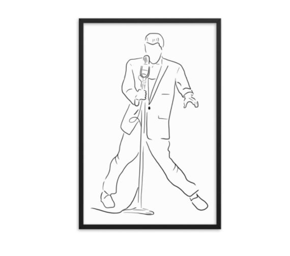 Elvis Presley Line Drawing digital Download Only. the - Etsy India