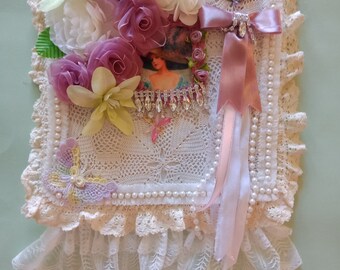 Shabby chic wall hanging