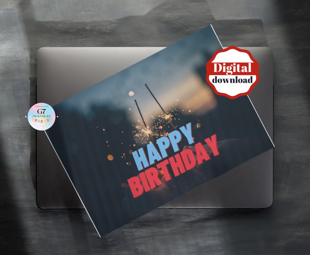 Printable Birthday Wishes Instant Digital Download Etsy Printable Birthday Wishes Instant Digital Download Etsy