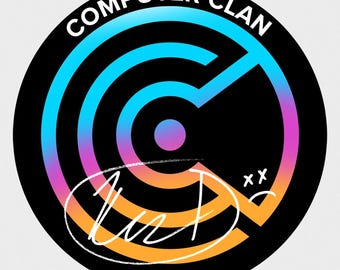 SIGNED Computer Clan Iridescent Sticker