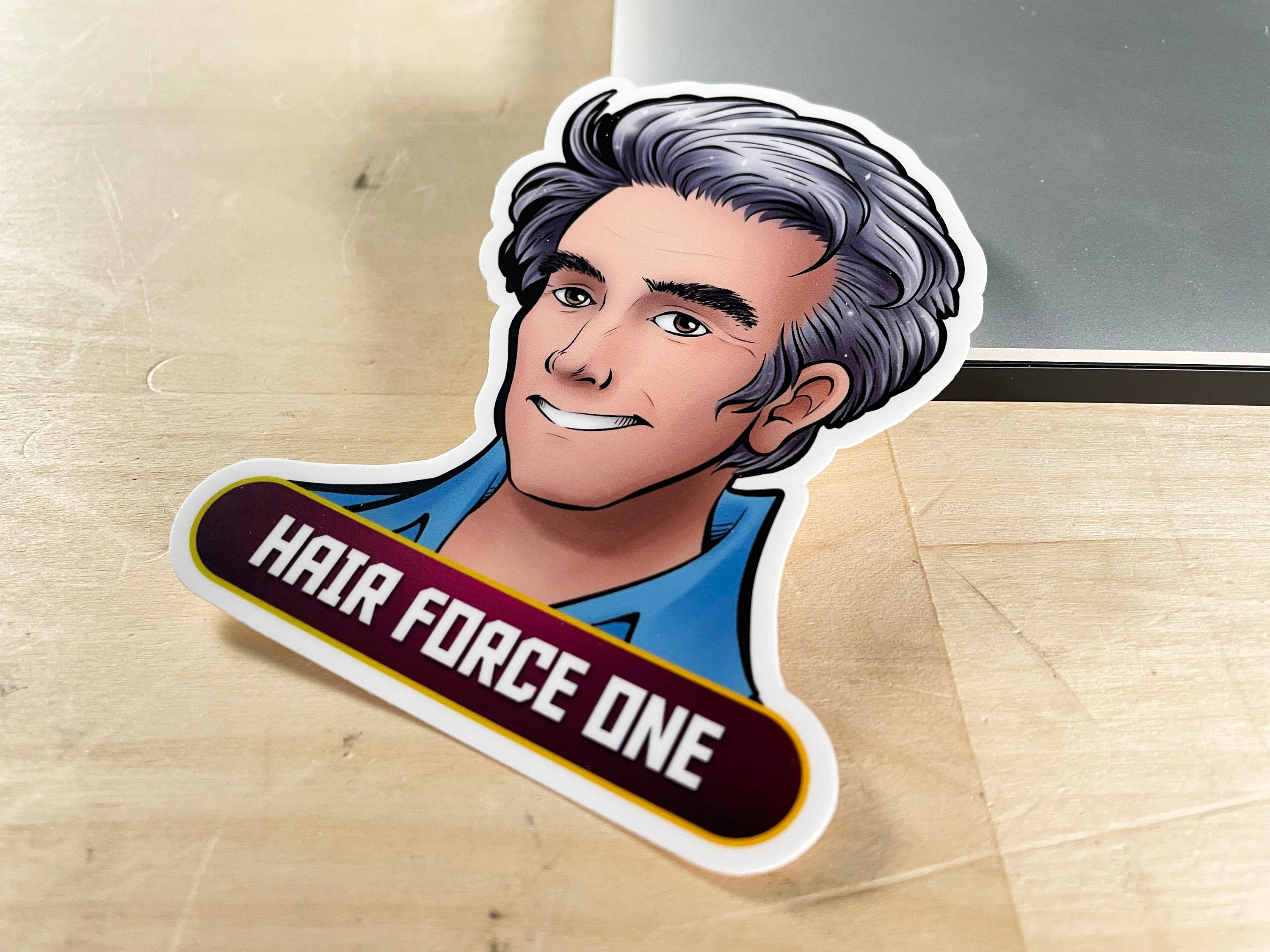 Craig Federighi Hair Force One Sticker Etsy