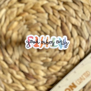 Good Vibes Only Sticker, Adult Toy Sticker, Best Friend Gift, Adult Humor Gift, Naughty Rainbow Sticker, S*x Toy Sticker, Sassy Sticker,