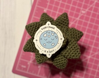 Chaque phase est un cadeau Autocollant d’état d’esprit positif